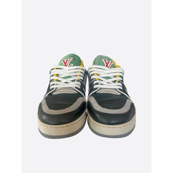 Louis Vuitton Black & Grey Upcycle Trainers - Picture 2 of 8